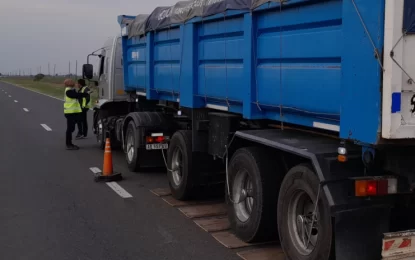 Vialidad emitió multas por más de 100 millones de pesos contra camiones infractores